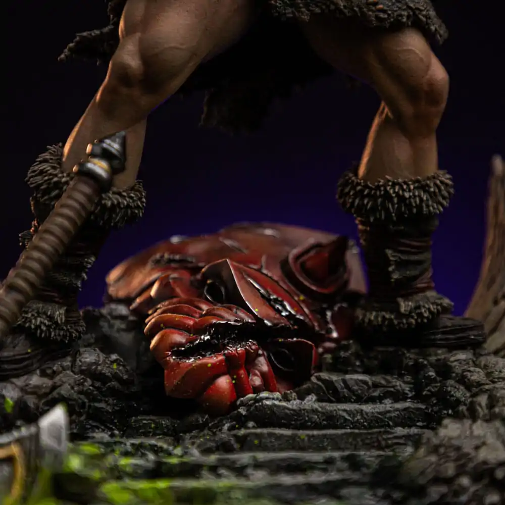 Masters of the Universe Deluxe Art Scale 1/10 He-Man Unleashed szobor figura 34 cm termékfotó