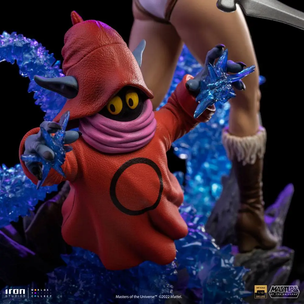 Masters of the Universe Deluxe Art Scale 1/10 Teela &amp; Orko szobor figura 25 cm termékfotó