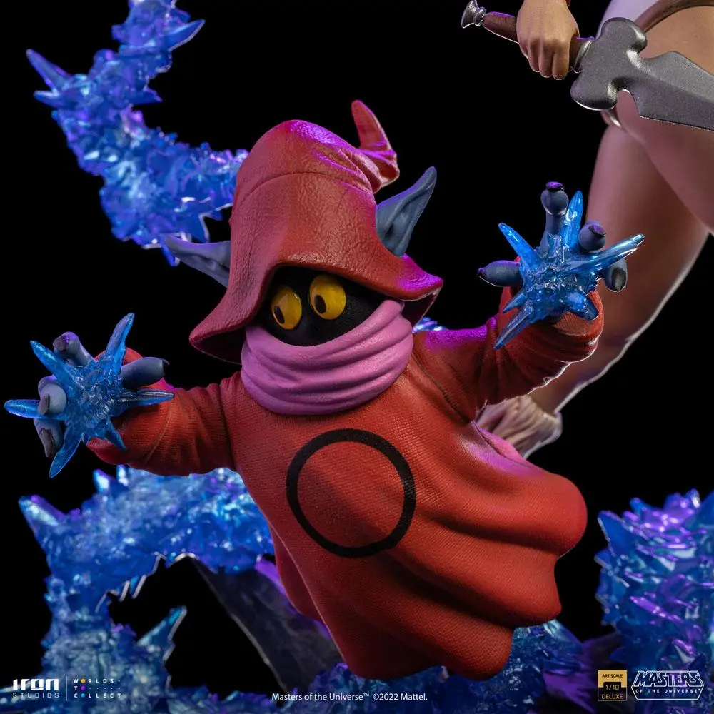Masters of the Universe Deluxe Art Scale 1/10 Teela &amp; Orko szobor figura 25 cm termékfotó