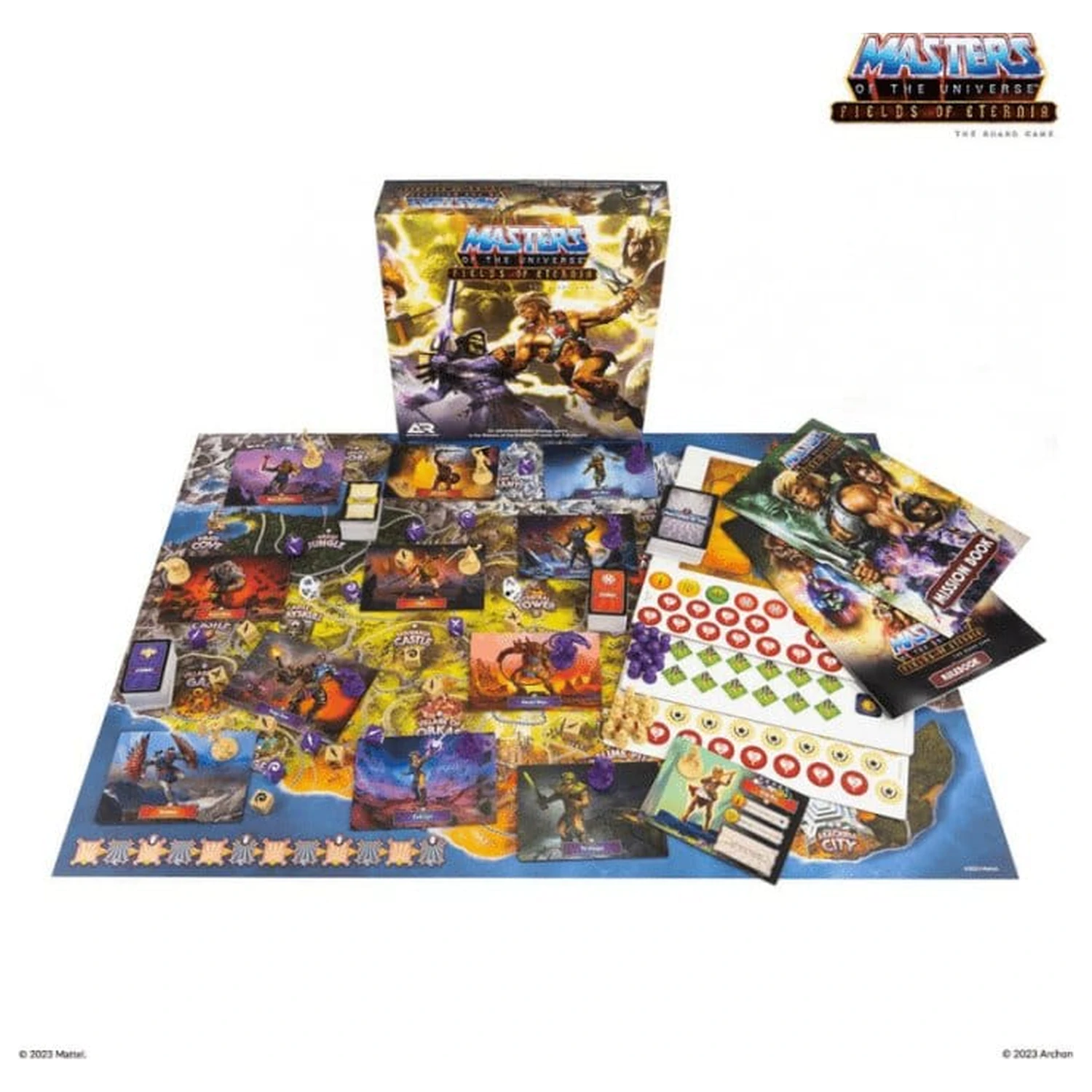 Masters of the Universe Fields of Eternia Angol nyelvű társasjáték  termékfotó