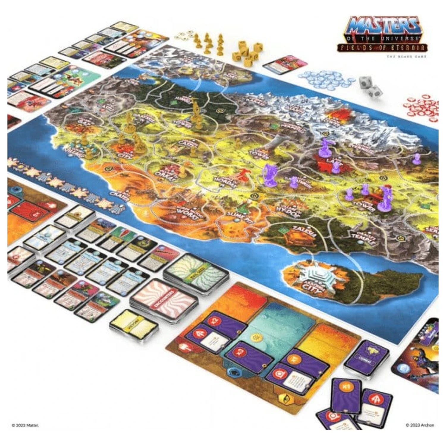 Masters of the Universe Fields of Eternia Angol nyelvű társasjáték  termékfotó