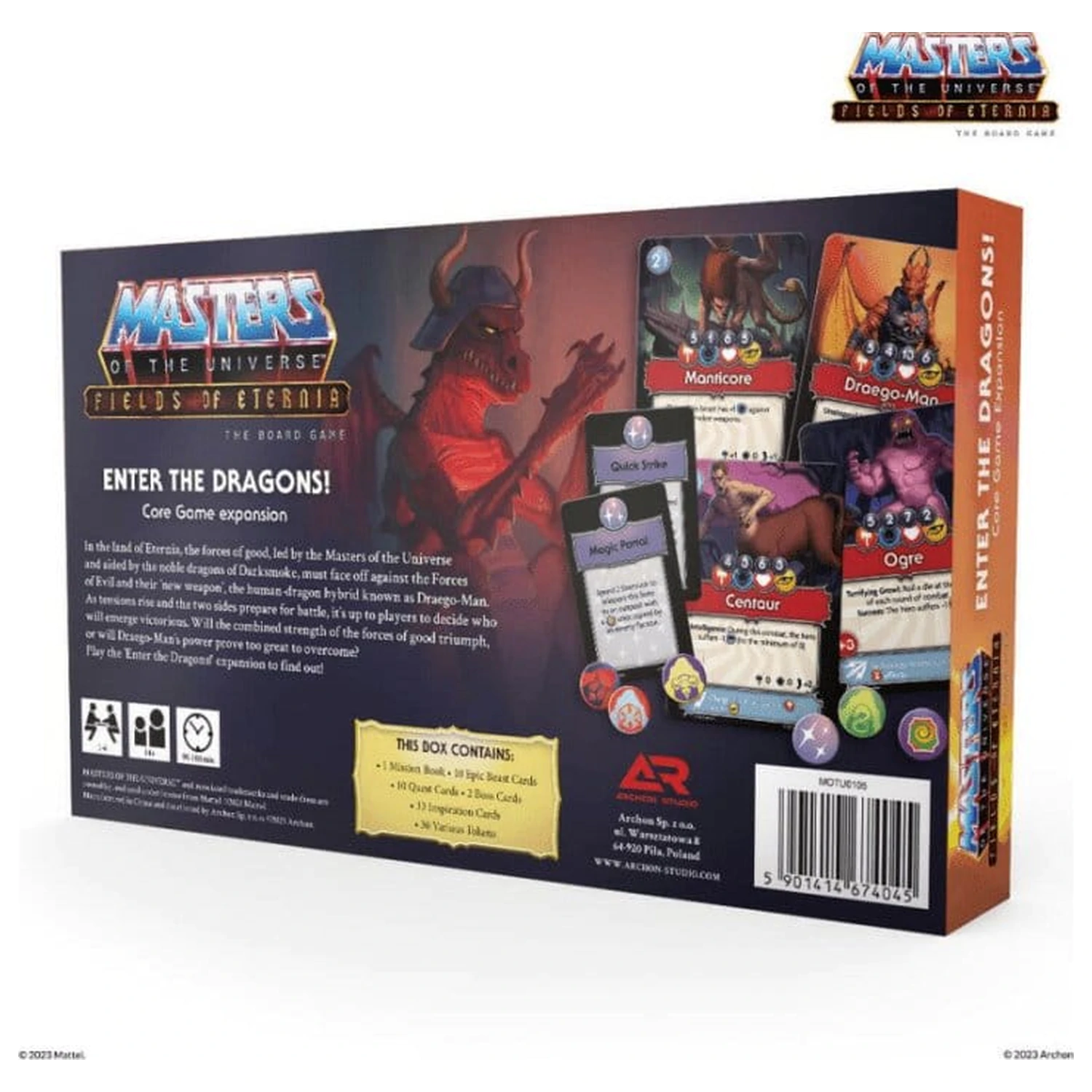 Masters of the Universe Fields of Eternia - Enter the Dragons! Angol nyelvű társasjáték kiegészítő  termékfotó