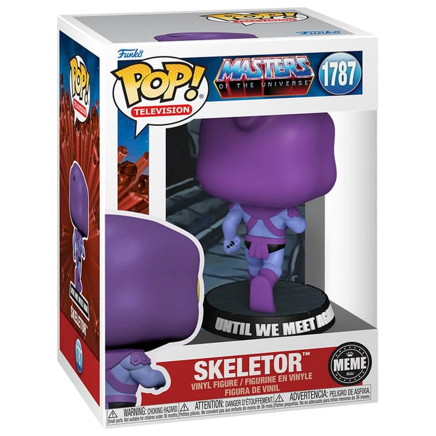 Masters of the Universe Funko POP! Animation Vinyl figura Meme - Skeletor Running Away 9 cm termékfotó