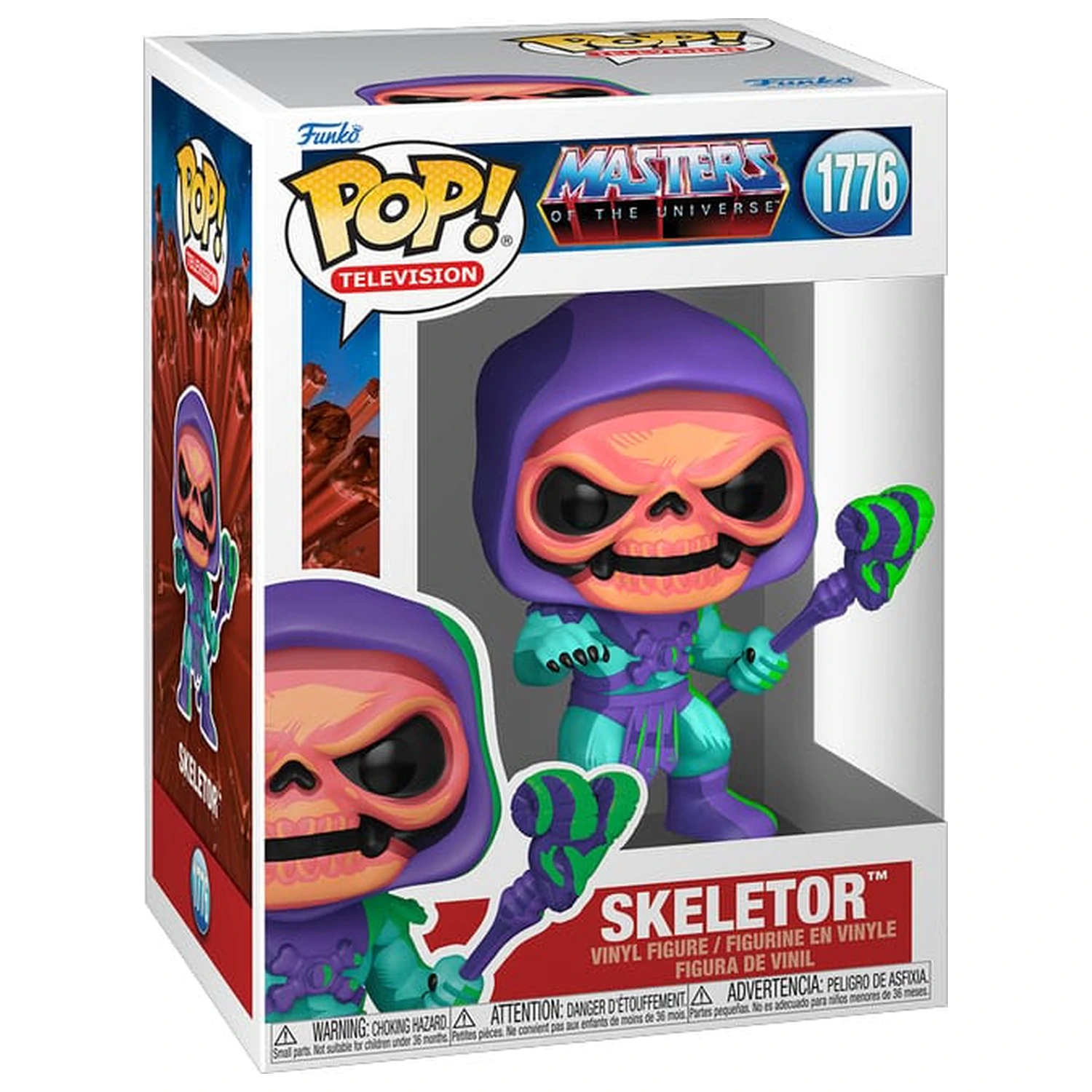 Masters of the Universe Funko POP! Television Vinyl figura Skeletor (Comic Deco) 9 cm termékfotó