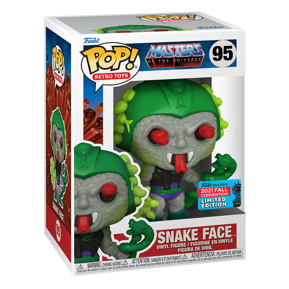 Masters of the Universe Funko POP! Vinyl figura Snake Face (NYCC/Fall Con.) 9 cm termékfotó