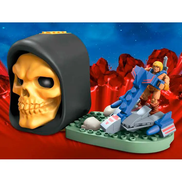 Masters of the Universe He-Man Jet Sled Mega Construx csomag figura 78db-os termékfotó
