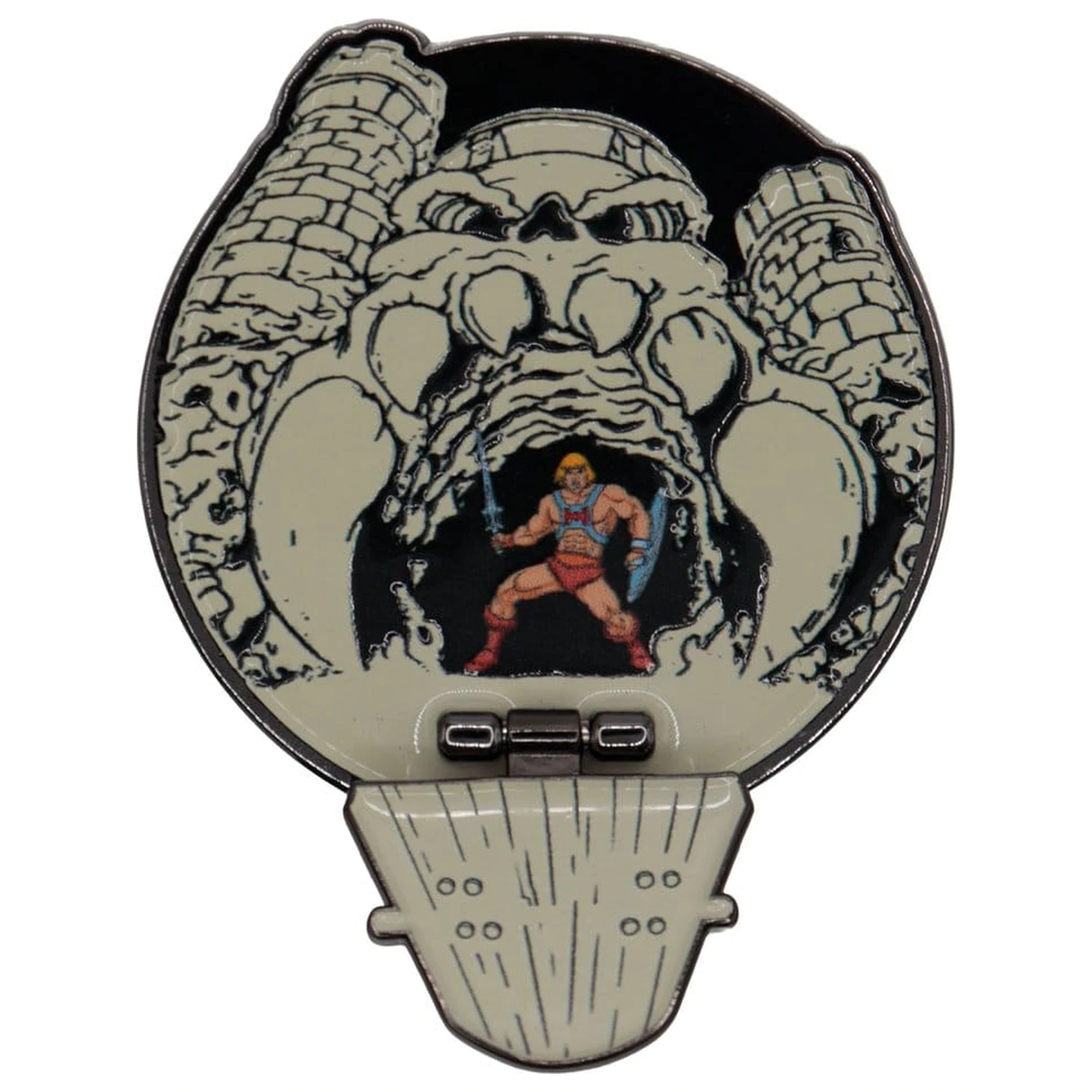 Masters of the Universe kitűző Hinged Castle Grayskull Limitált kiadás termékfotó