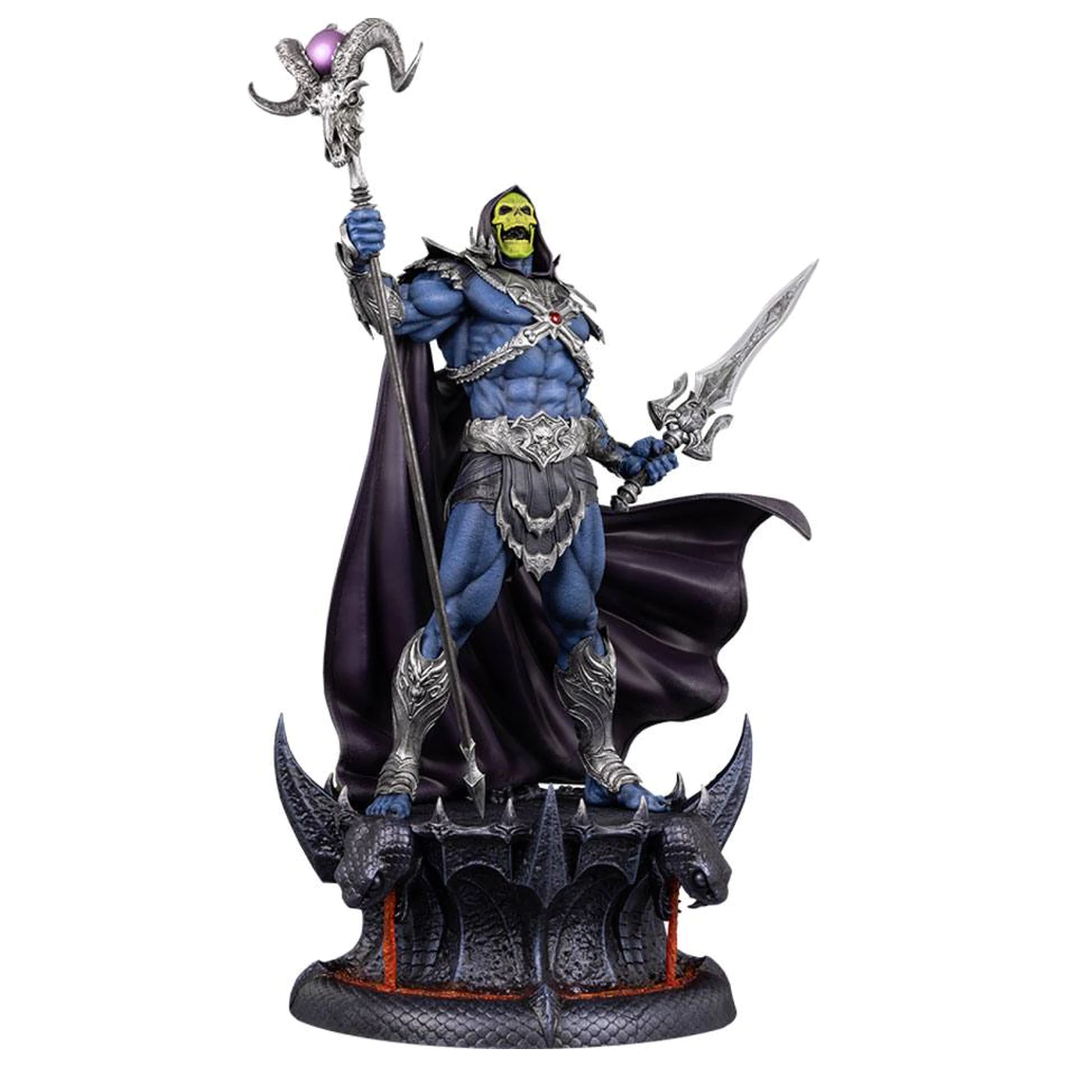 Masters of the Universe Legends Maquette 1/5 Skeletor 63 cm termékfotó