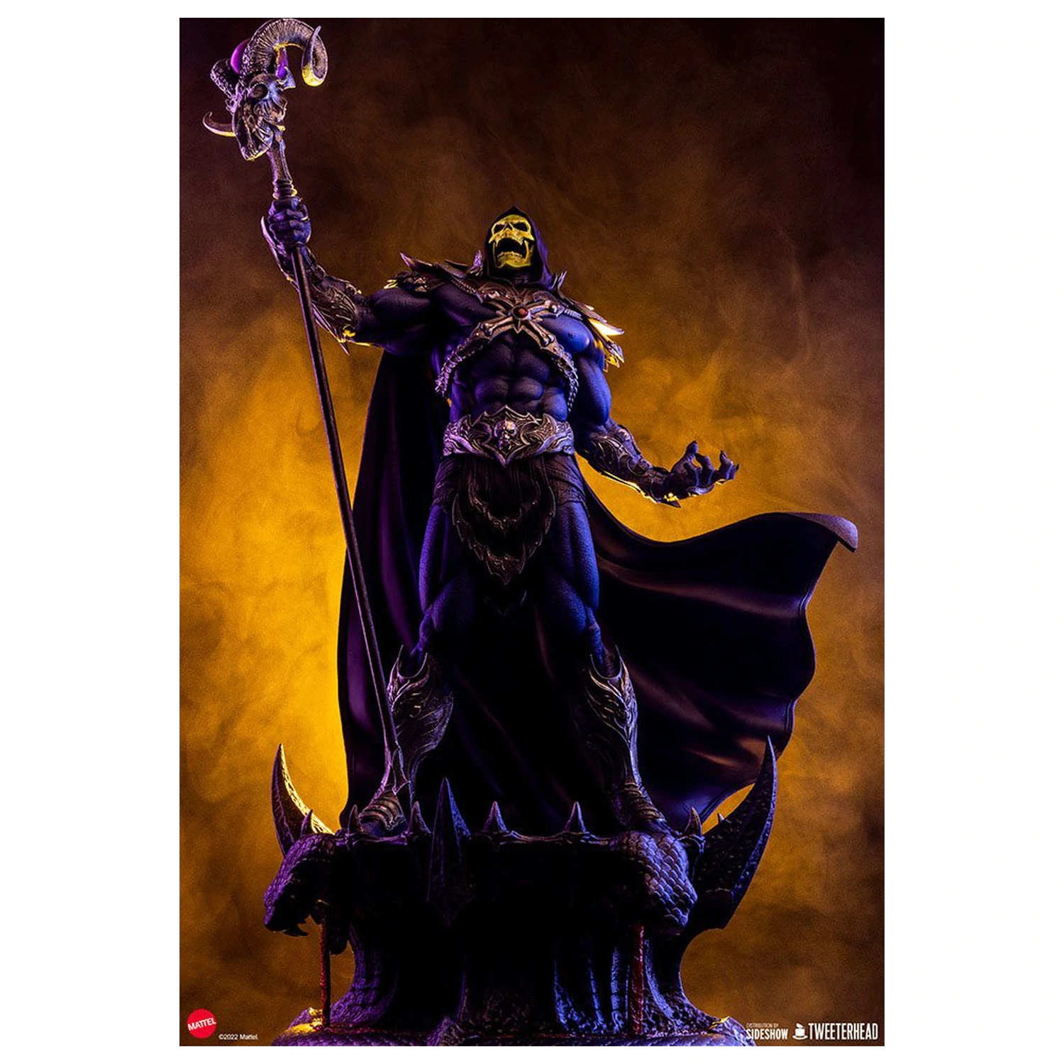 Masters of the Universe Legends Maquette 1/5 Skeletor 63 cm termékfotó