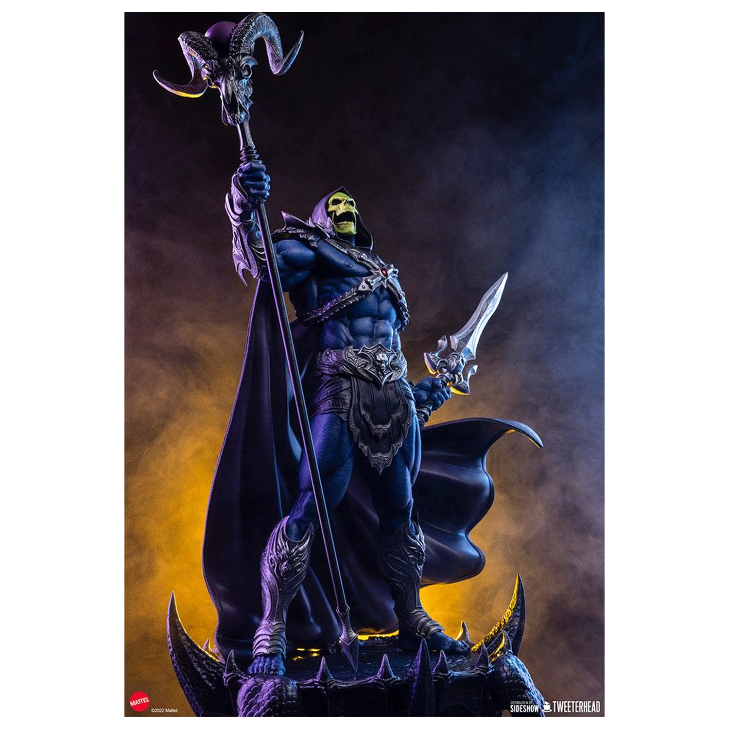 Masters of the Universe Legends Maquette 1/5 Skeletor 63 cm termékfotó