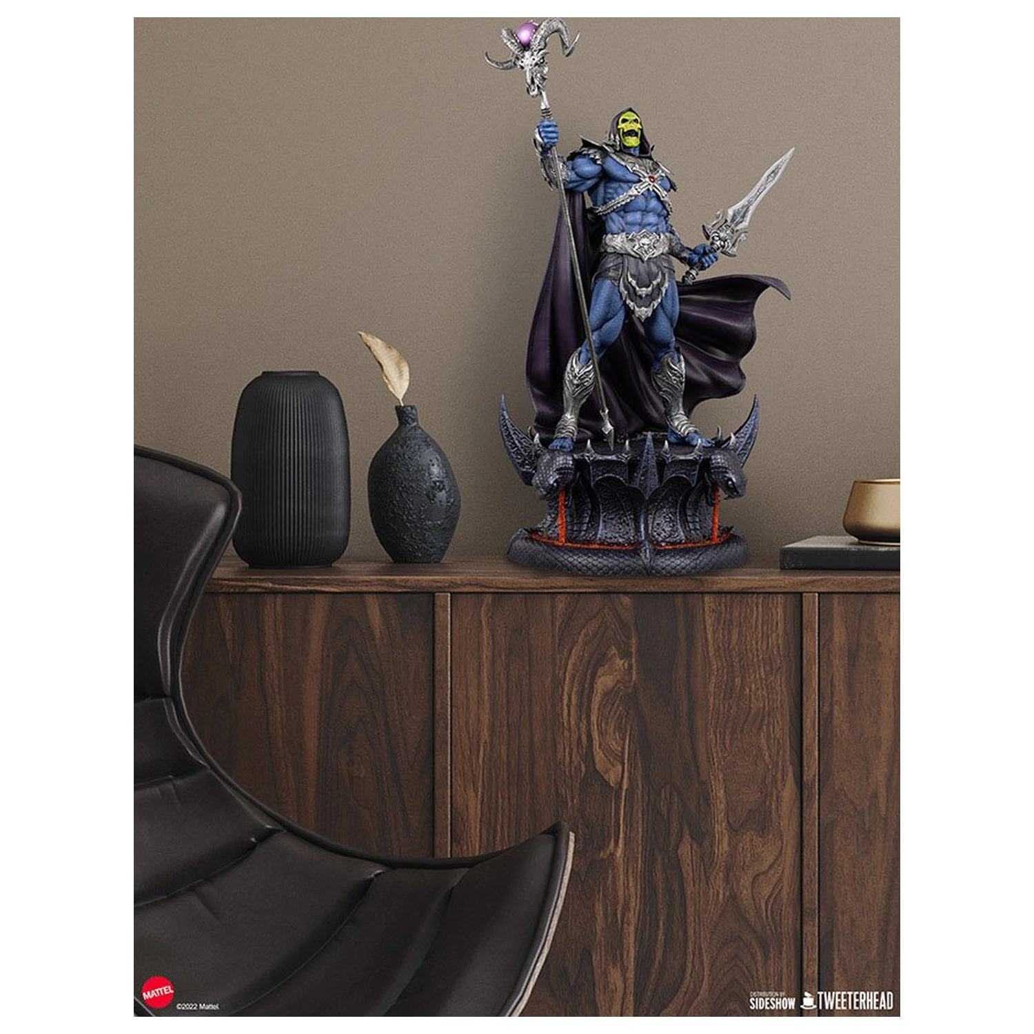 Masters of the Universe Legends Maquette 1/5 Skeletor 63 cm termékfotó