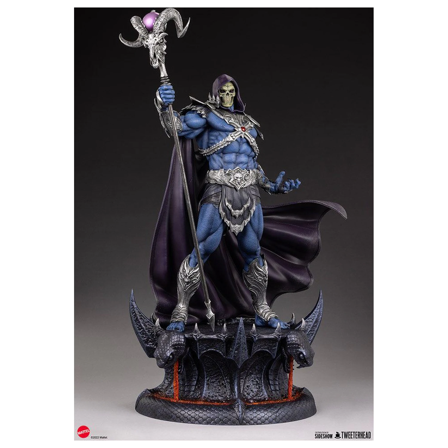 Masters of the Universe Legends Maquette 1/5 Skeletor 63 cm termékfotó