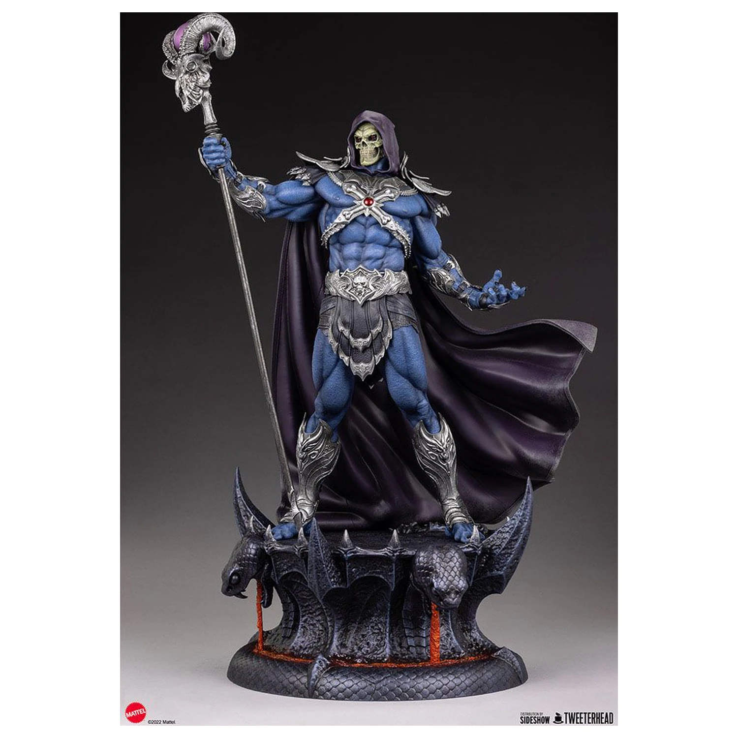 Masters of the Universe Legends Maquette 1/5 Skeletor 63 cm termékfotó