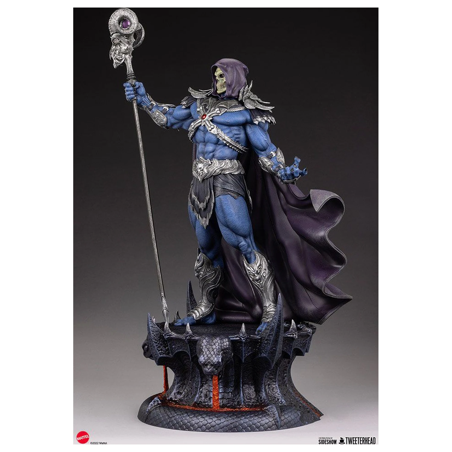 Masters of the Universe Legends Maquette 1/5 Skeletor 63 cm termékfotó