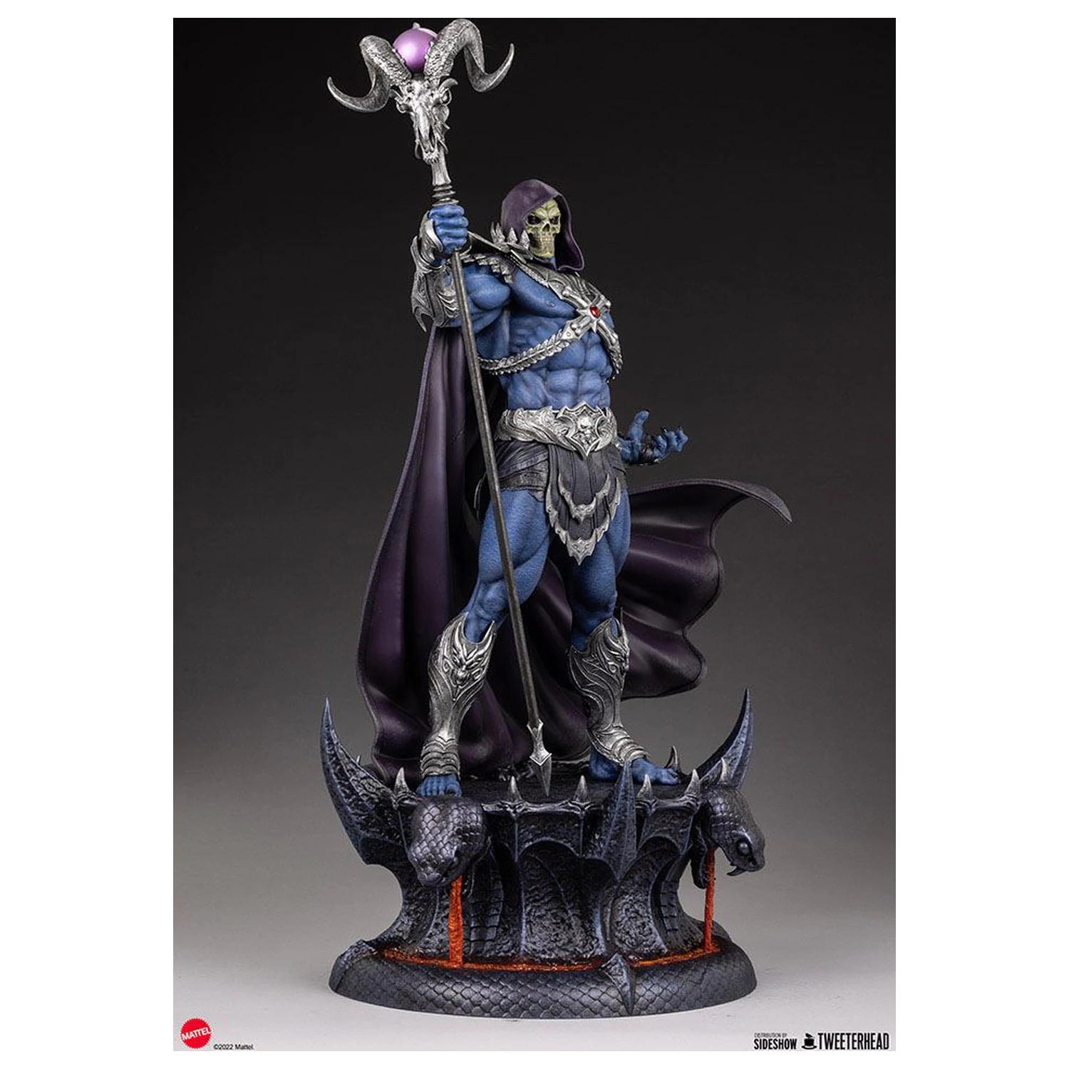 Masters of the Universe Legends Maquette 1/5 Skeletor 63 cm termékfotó