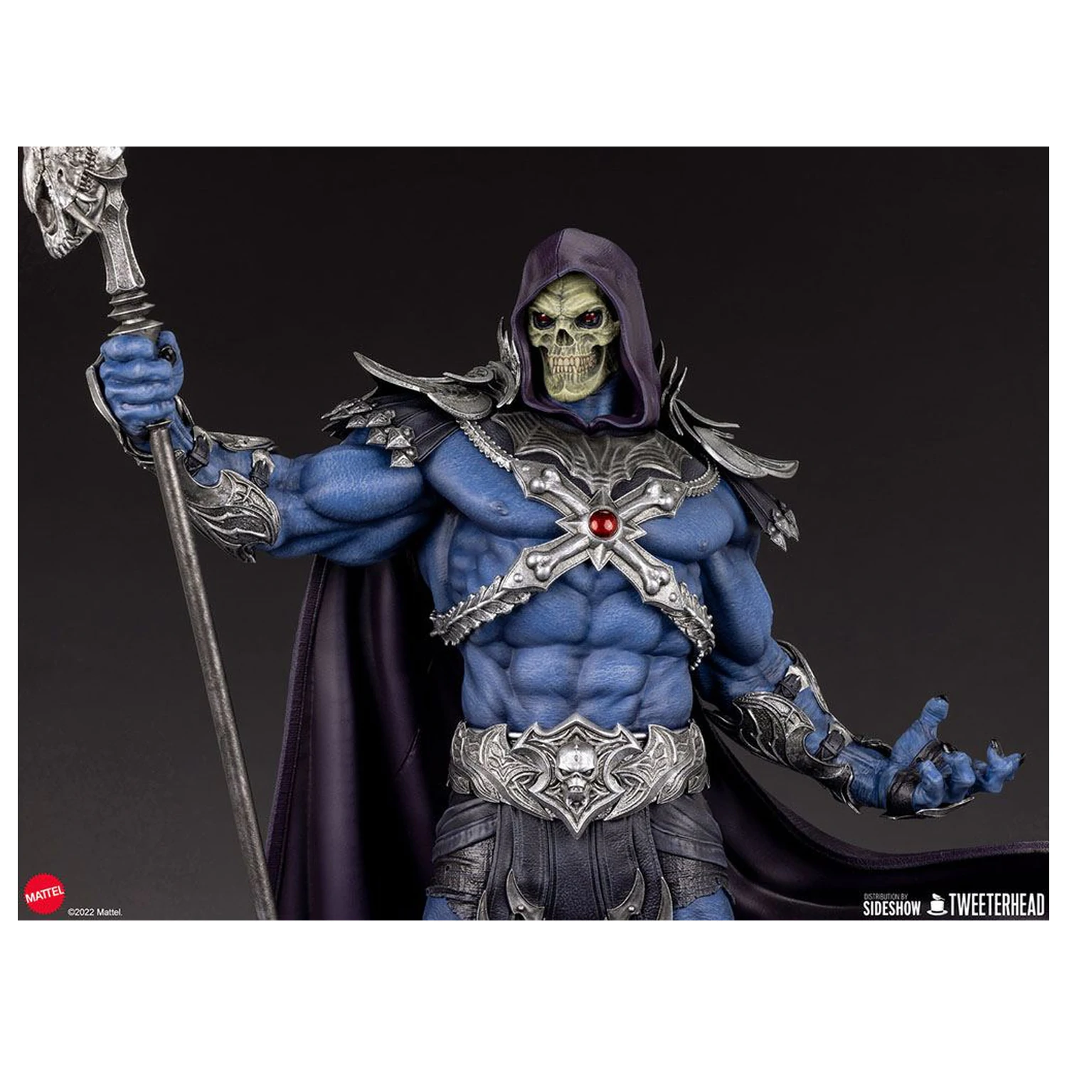 Masters of the Universe Legends Maquette 1/5 Skeletor 63 cm termékfotó