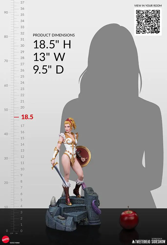 Masters of the Universe Legends Maquette 1/5 Teela (Variant) Legends szobor figura 47 cm termékfotó