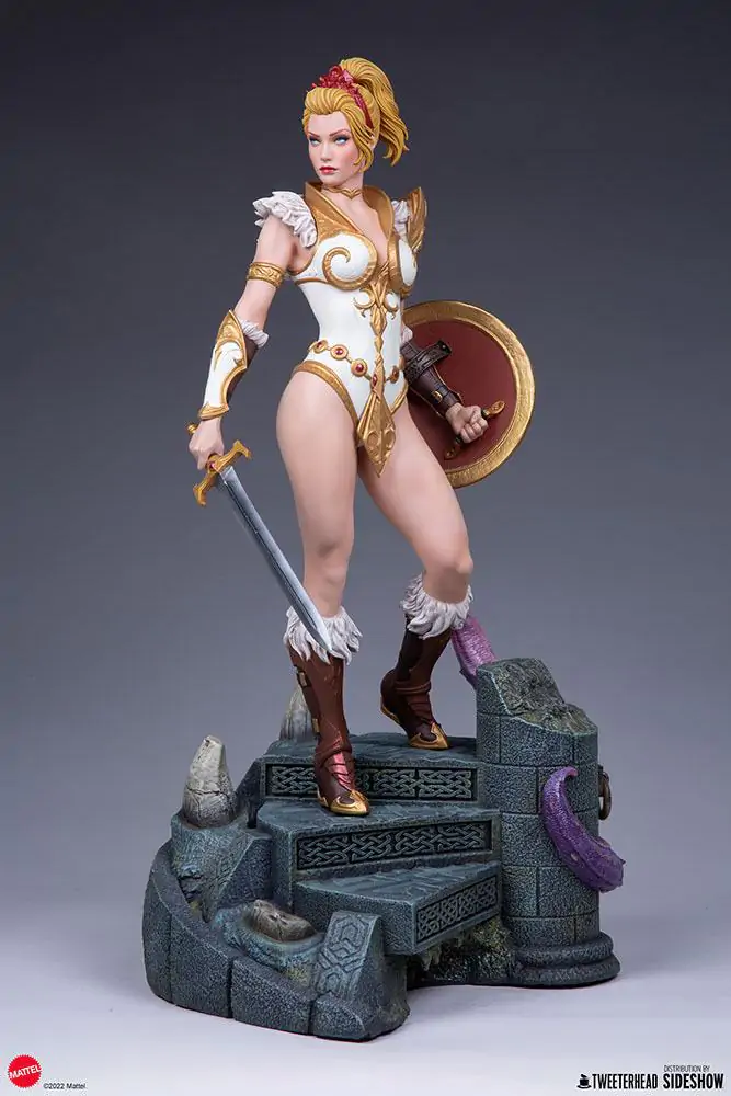 Masters of the Universe Legends Maquette 1/5 Teela (Variant) Legends szobor figura 47 cm termékfotó
