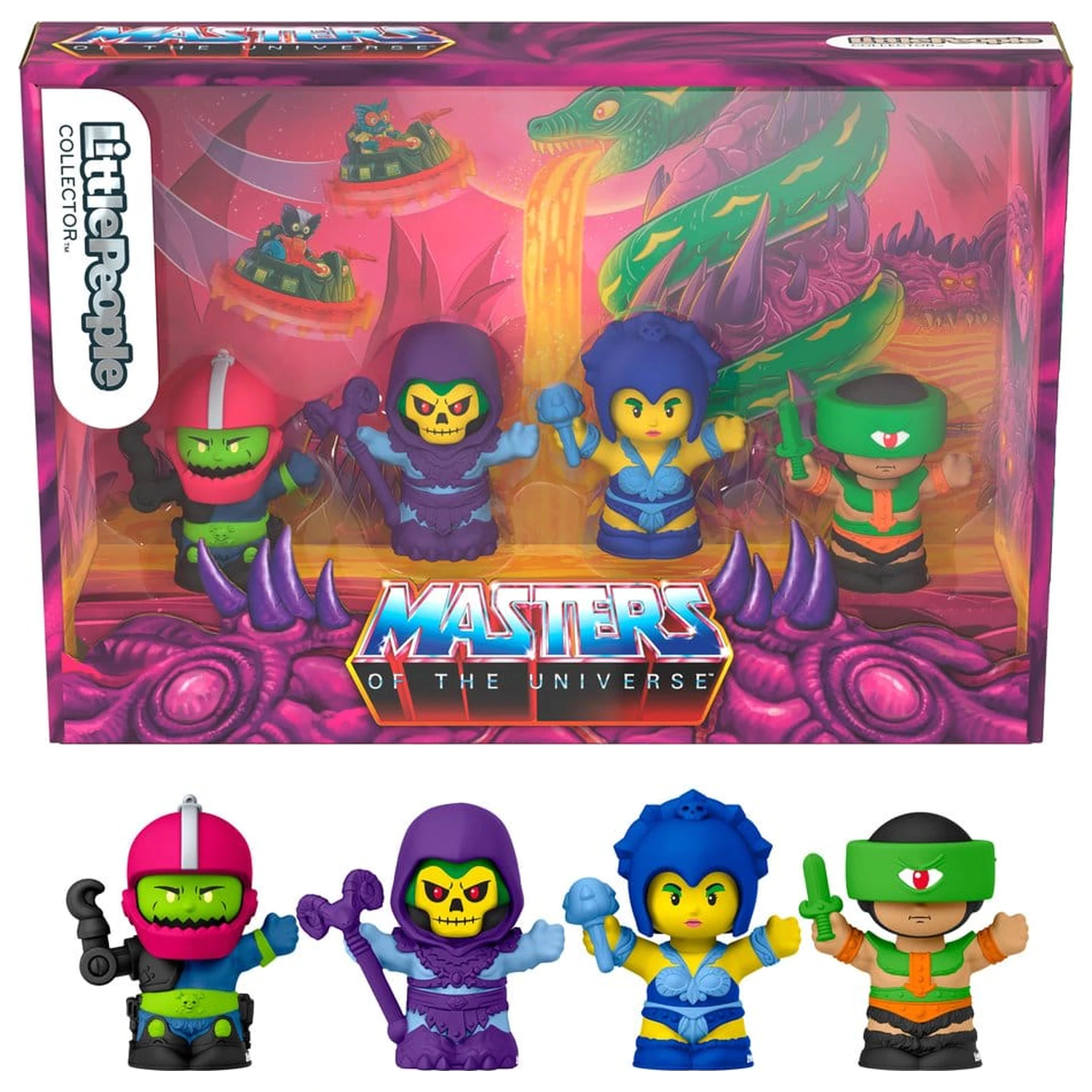 Masters of the Universe Little People Collector 4 db-os Mini figura csomag Evil Warriors 7 cm termékfotó