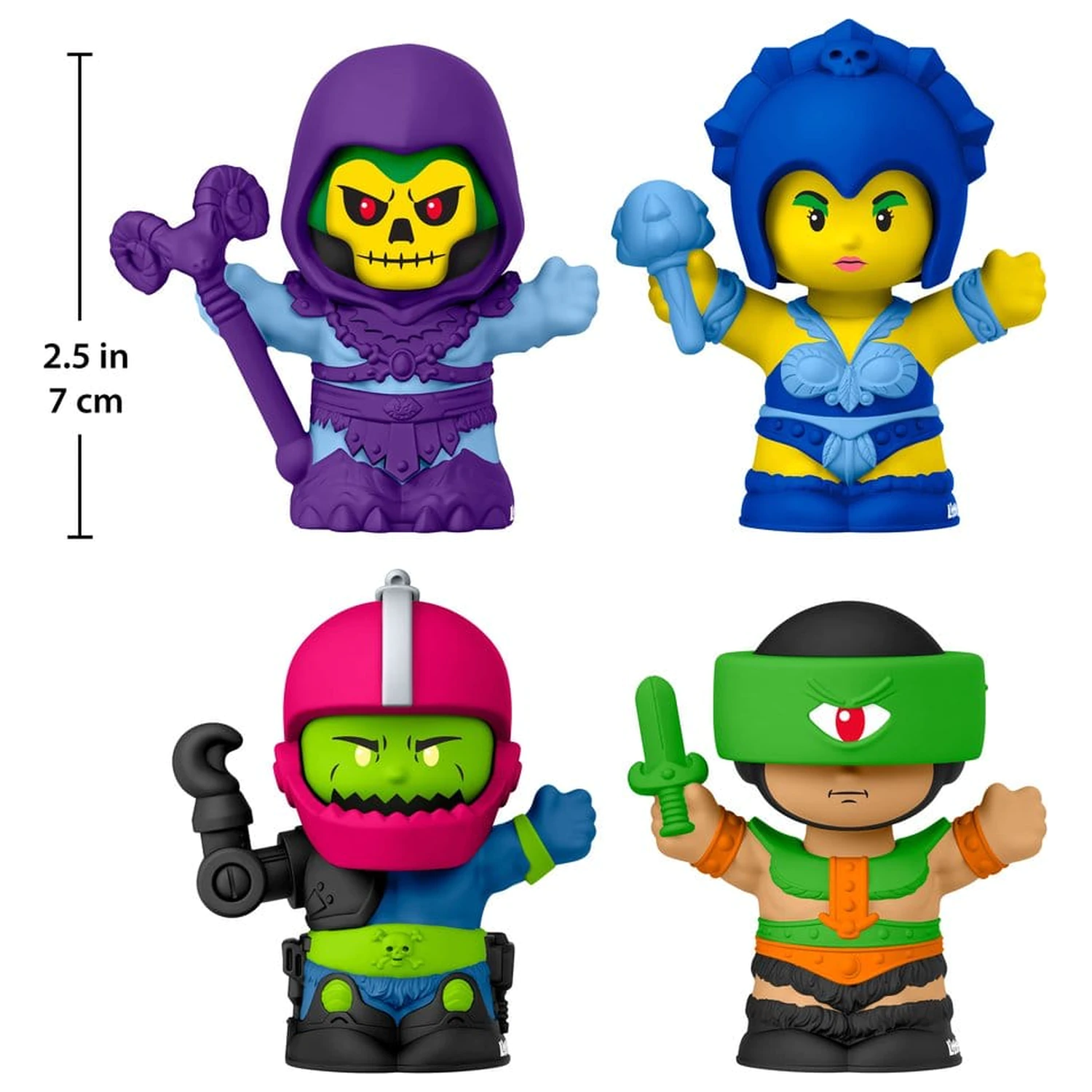 Masters of the Universe Little People Collector 4 db-os Mini figura csomag Evil Warriors 7 cm termékfotó