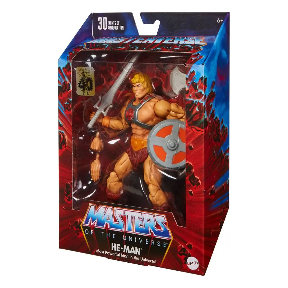 Masters of the Universe Masterverse 2022 40. Anniversary He-Man akciófigura 18 cm termékfotó
