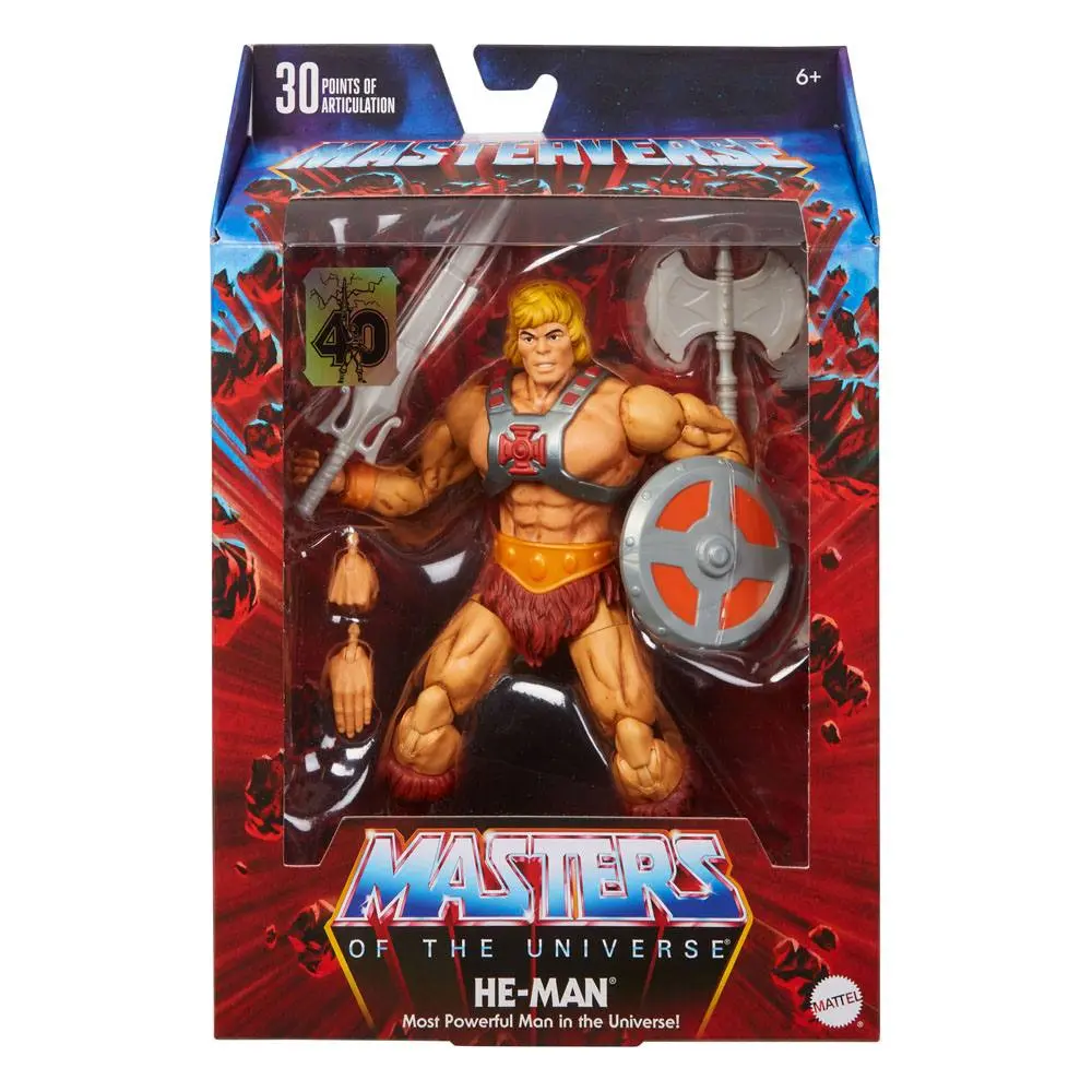 Masters of the Universe Masterverse 2022 40. Anniversary He-Man akciófigura 18 cm termékfotó