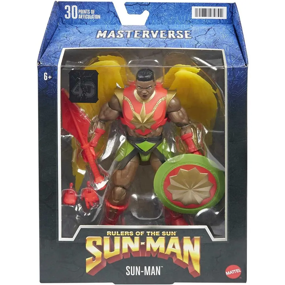 Masters of the Universe Masterverse 2022 Rulers of the Sun: Sun-Man akciófigura 18 cm termékfotó
