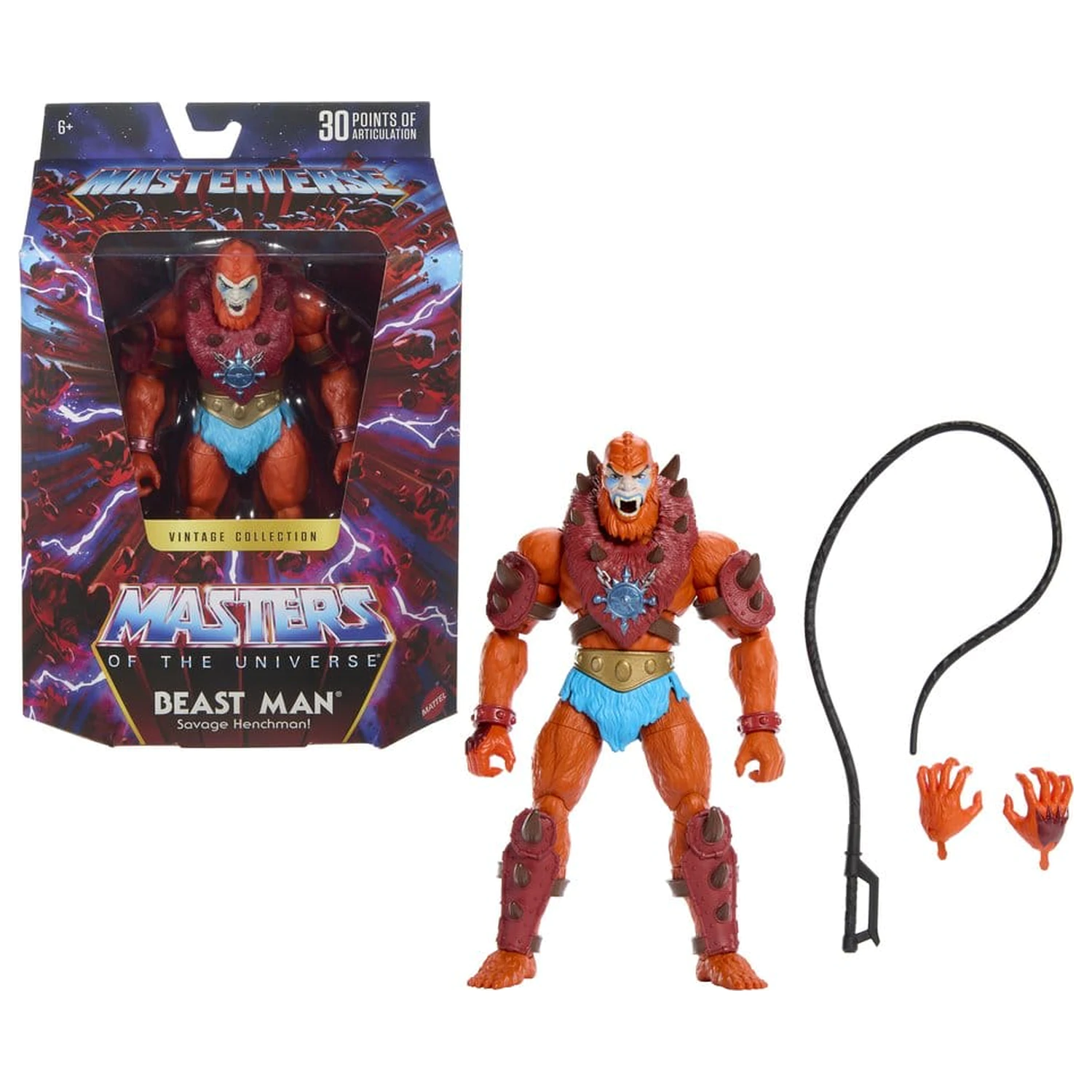 Masters of the Universe Masterverse akciófigura Vintage Collection: Beast Man 18 cm termékfotó