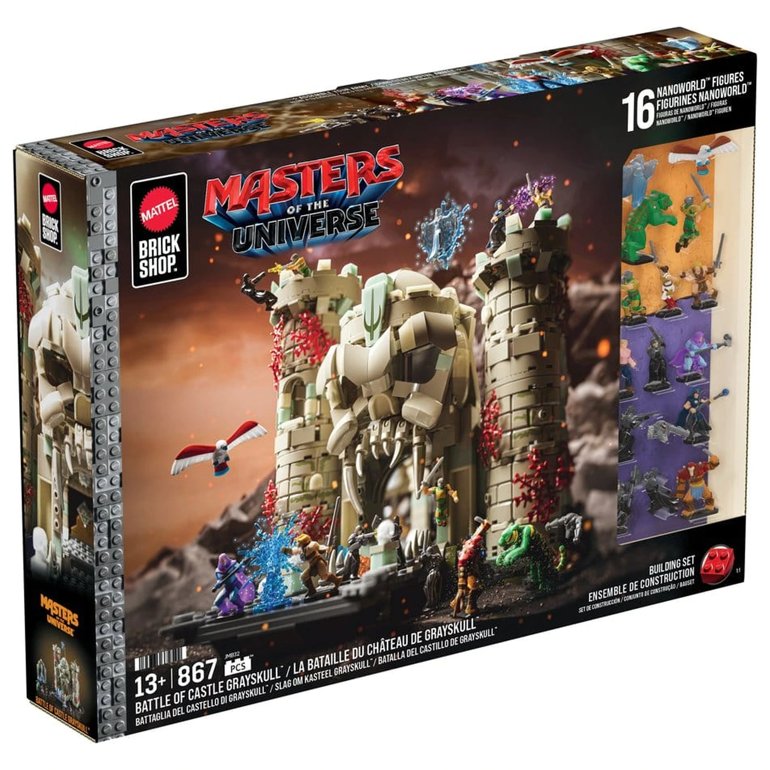Masters of the Universe Mattel Brick Shop építőkészlet Castle Grayskull termékfotó