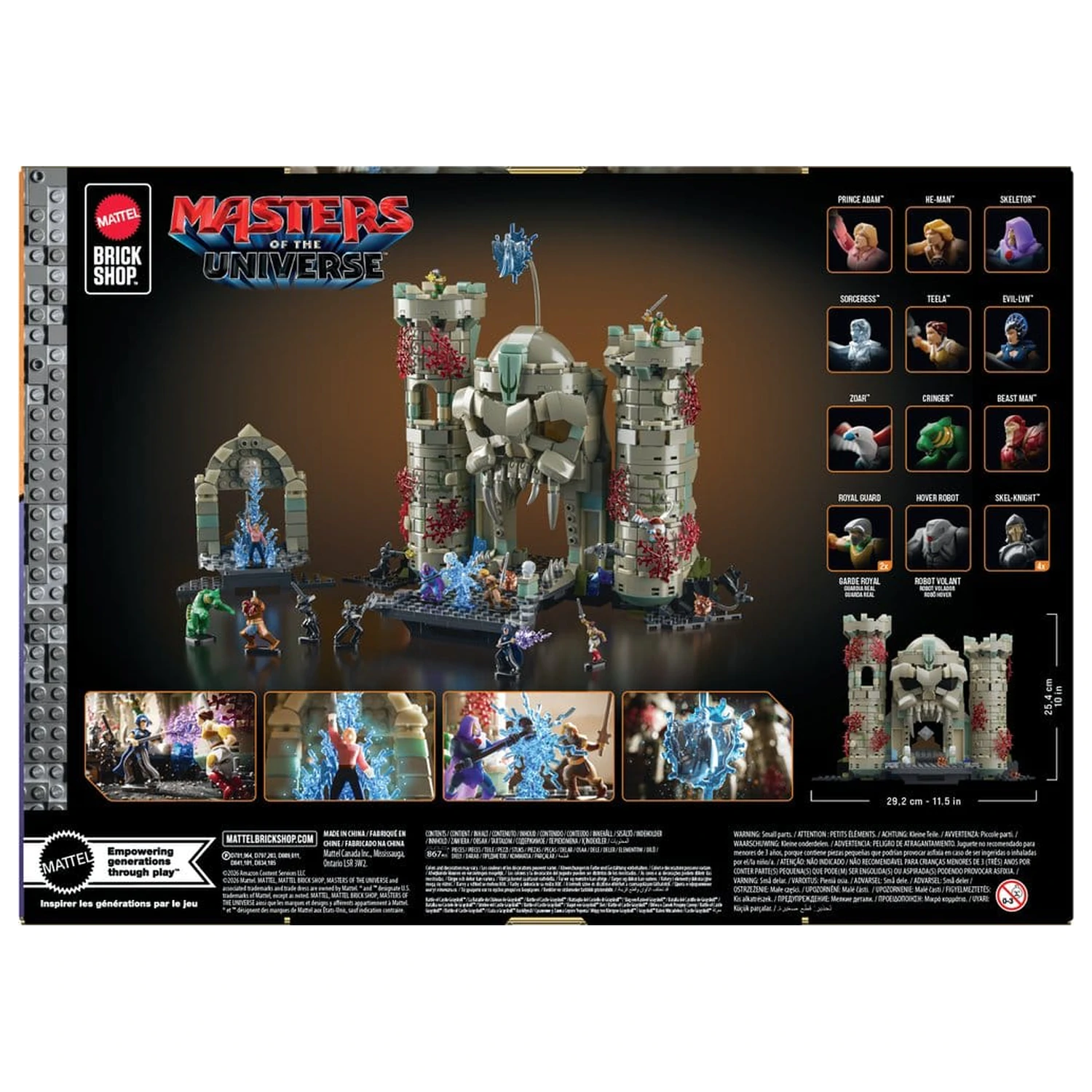 Masters of the Universe Mattel Brick Shop építőkészlet Castle Grayskull termékfotó