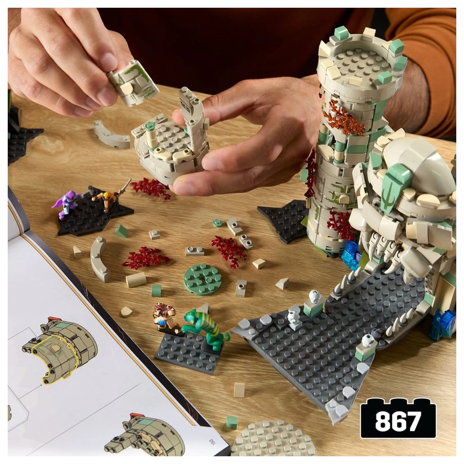 Masters of the Universe Mattel Brick Shop építőkészlet Castle Grayskull termékfotó