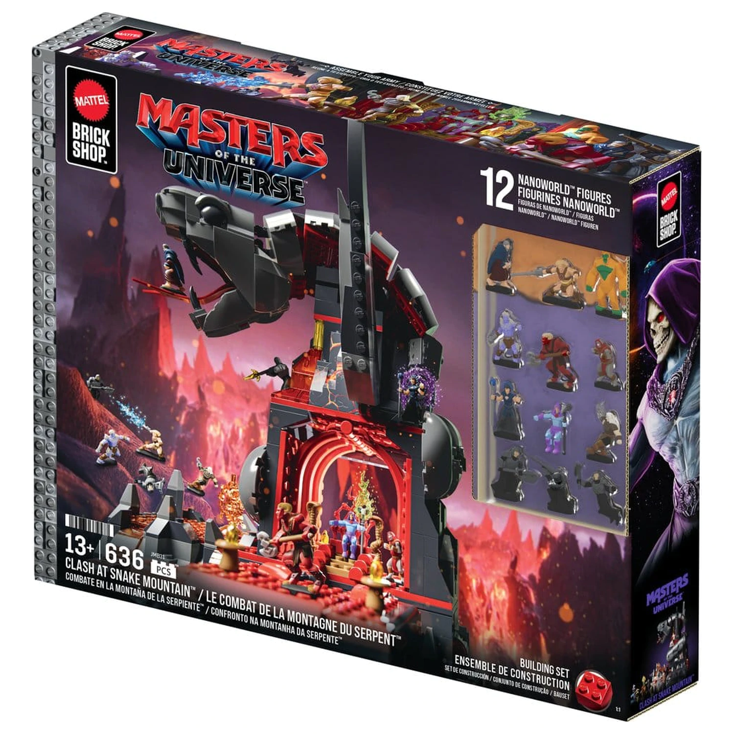 Masters of the Universe Mattel Brick Shop építőkészlet Snake Mountain termékfotó