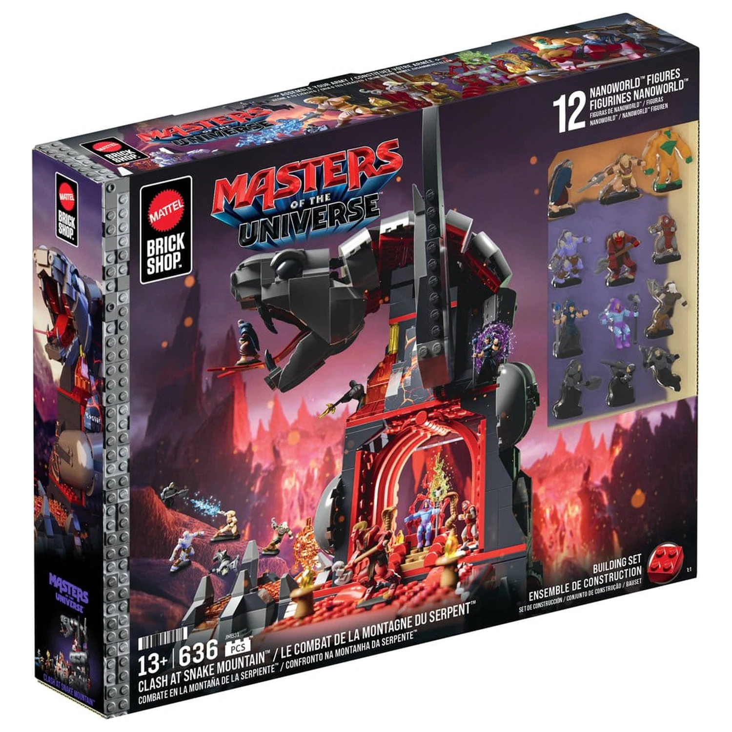 Masters of the Universe Mattel Brick Shop építőkészlet Snake Mountain termékfotó