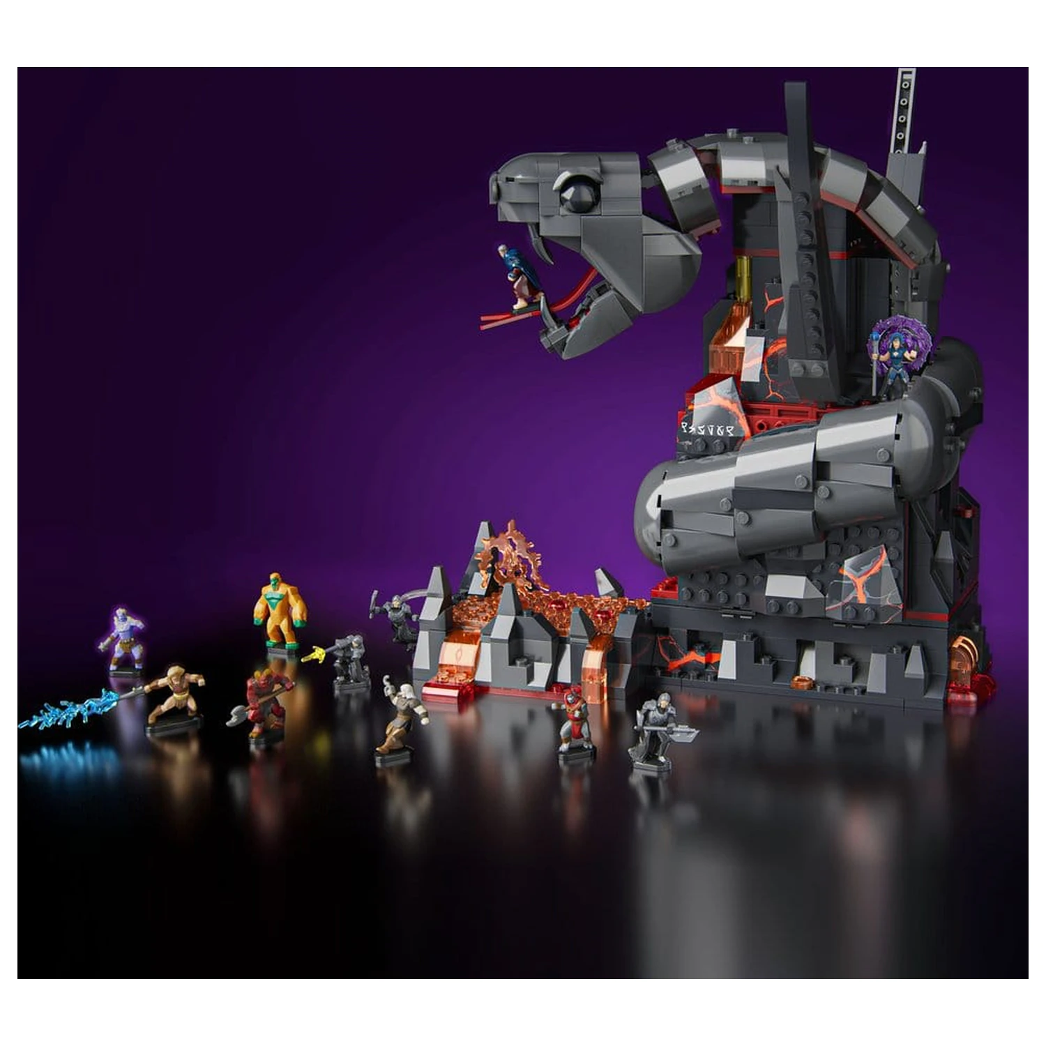 Masters of the Universe Mattel Brick Shop építőkészlet Snake Mountain termékfotó