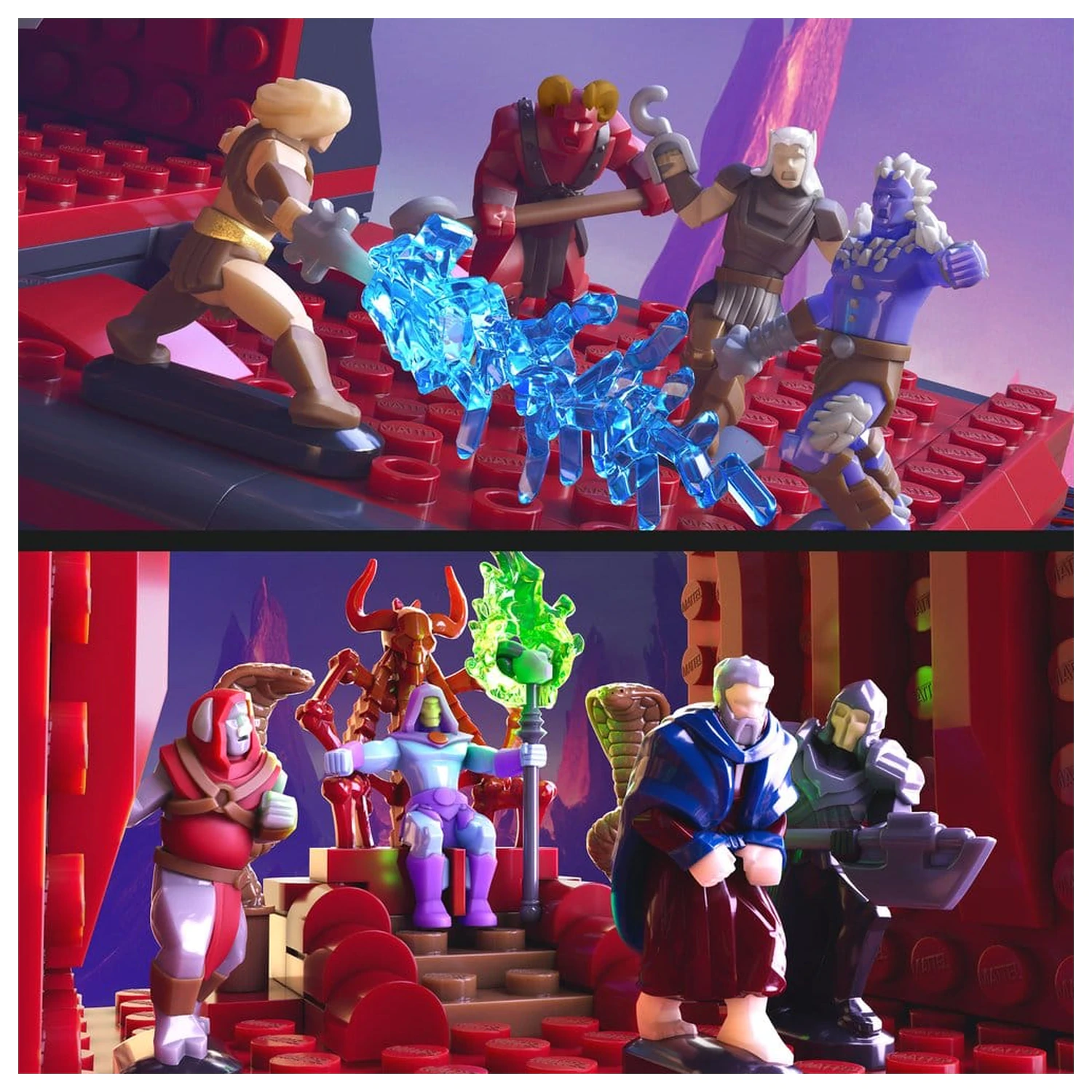 Masters of the Universe Mattel Brick Shop építőkészlet Snake Mountain termékfotó