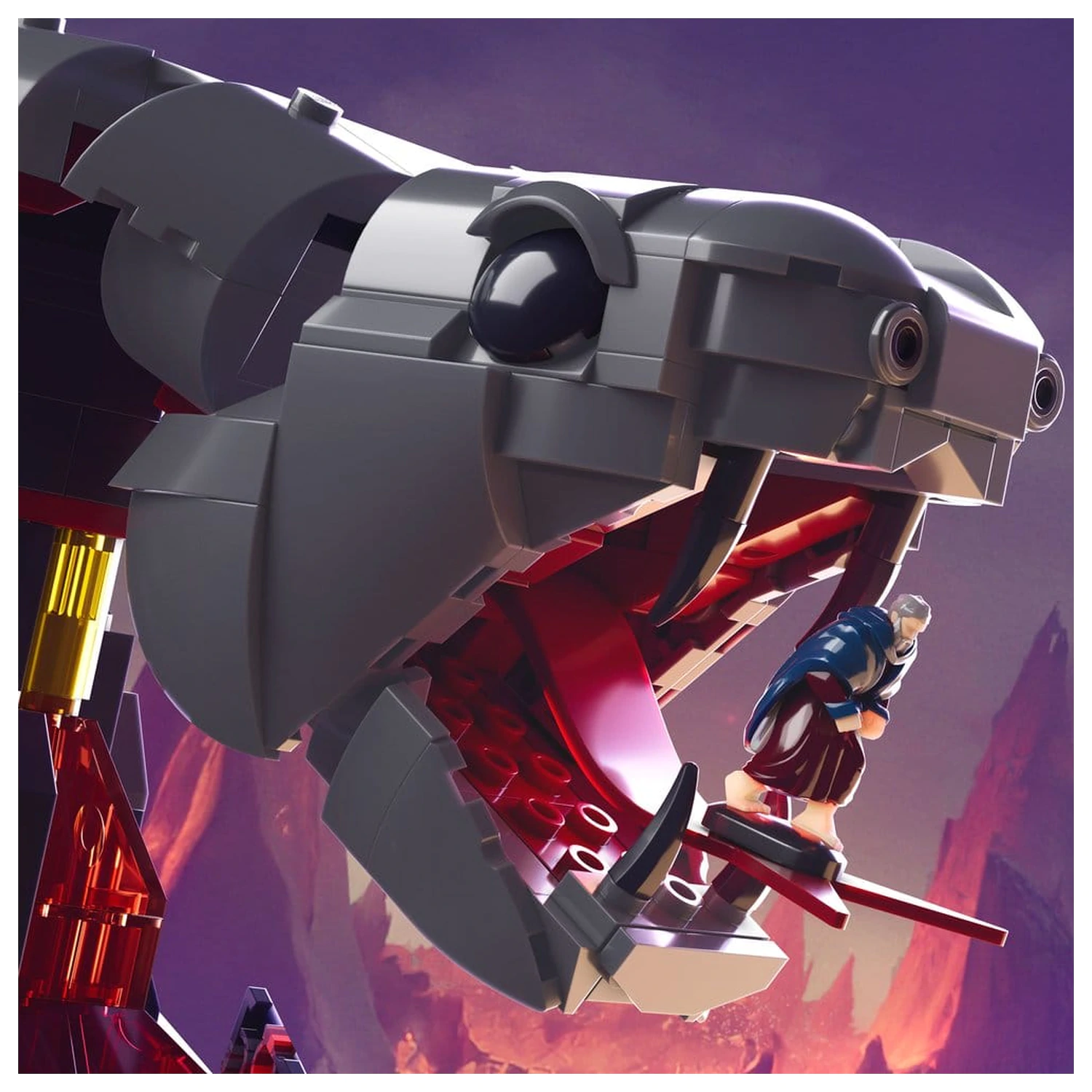 Masters of the Universe Mattel Brick Shop építőkészlet Snake Mountain termékfotó