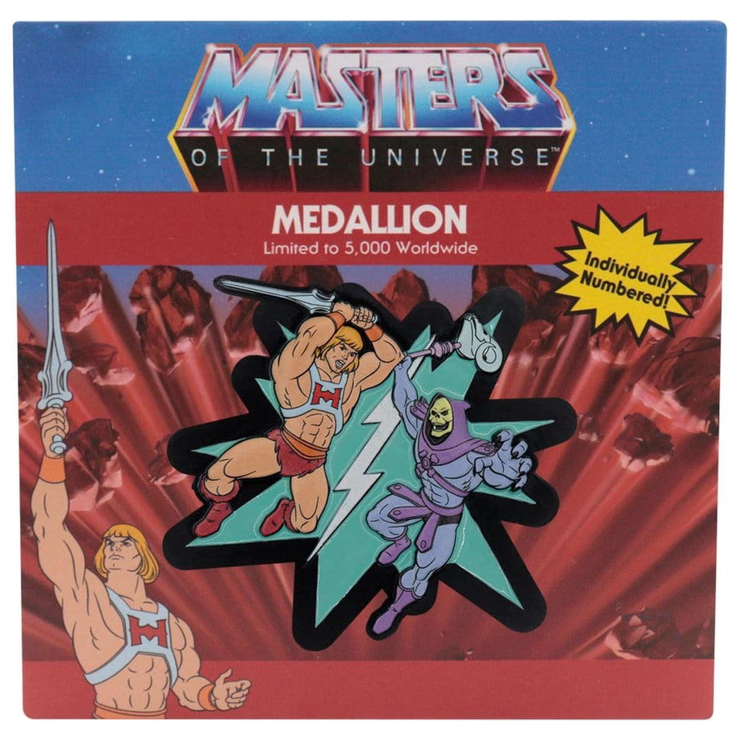 Masters of the Universe Medallion He-Man vs Skeletor Limitált kiadás termékfotó