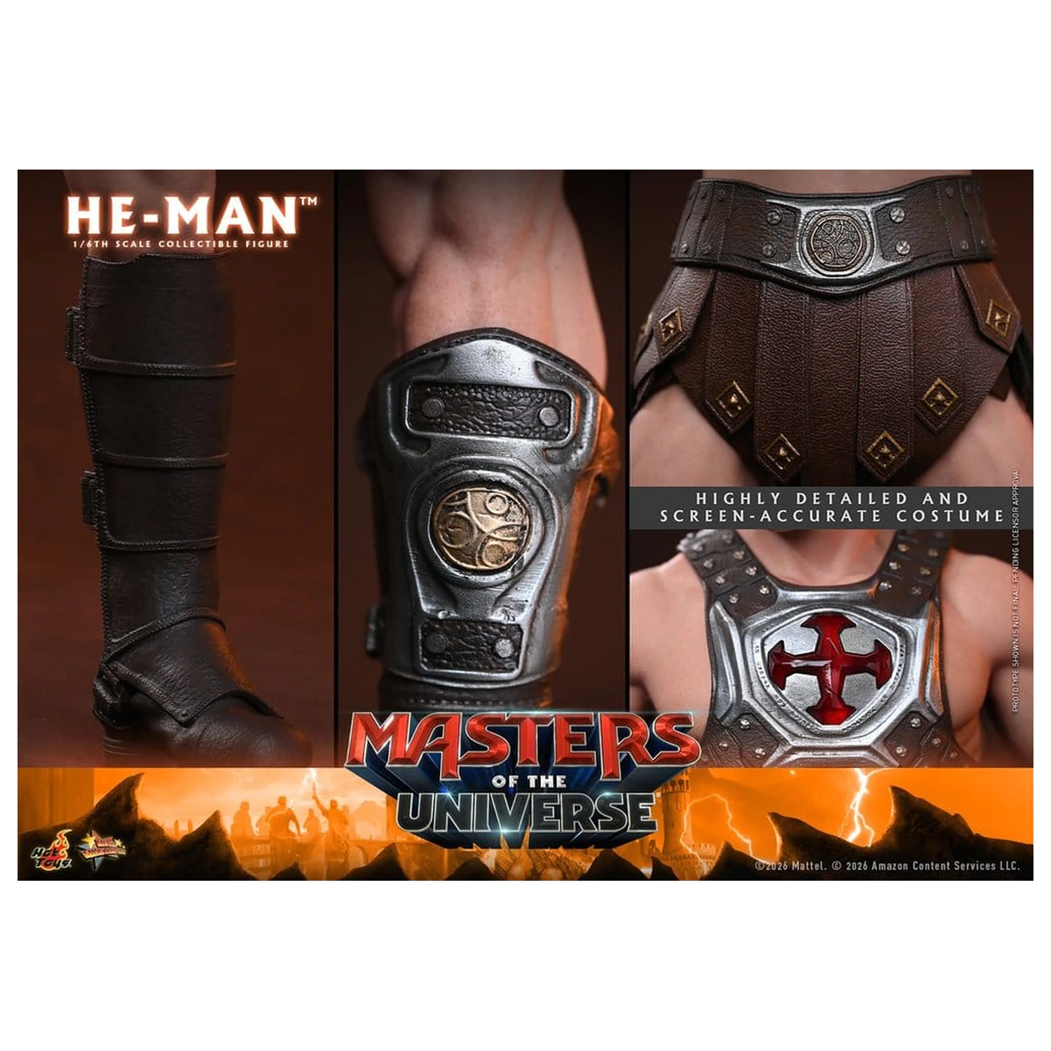 Masters of the Universe Movie Masterpiece akciófigura 1/6 He-Man 31 cm termékfotó