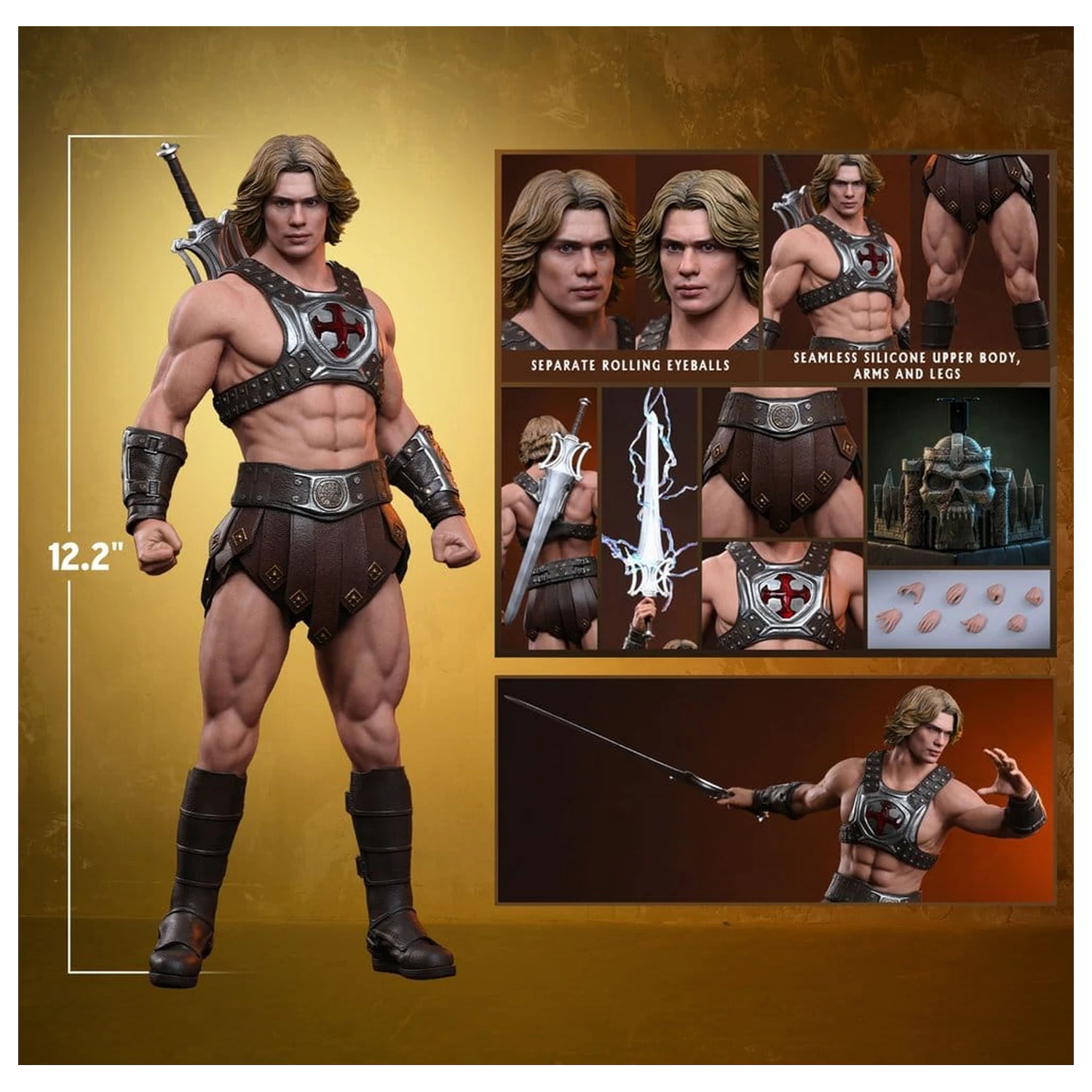 Masters of the Universe Movie Masterpiece akciófigura 1/6 He-Man 31 cm termékfotó