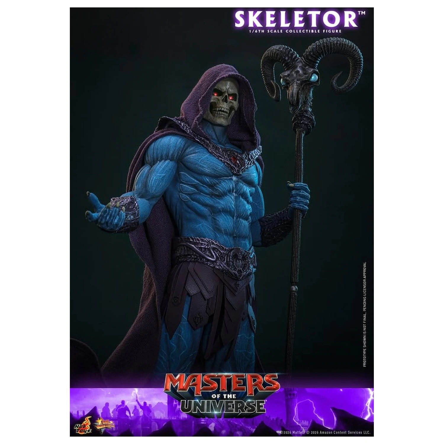 Masters of the Universe Movie Masterpiece akciófigura 1/6 Skeletor 31 cm termékfotó