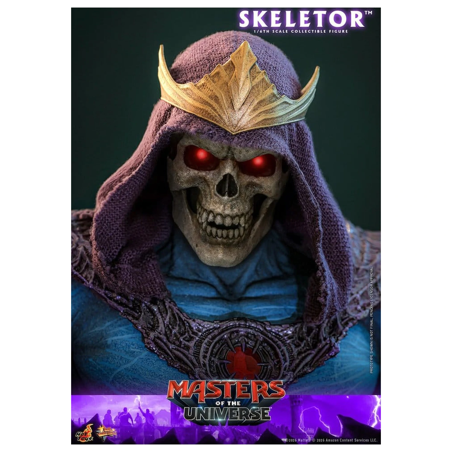 Masters of the Universe Movie Masterpiece akciófigura 1/6 Skeletor 31 cm termékfotó