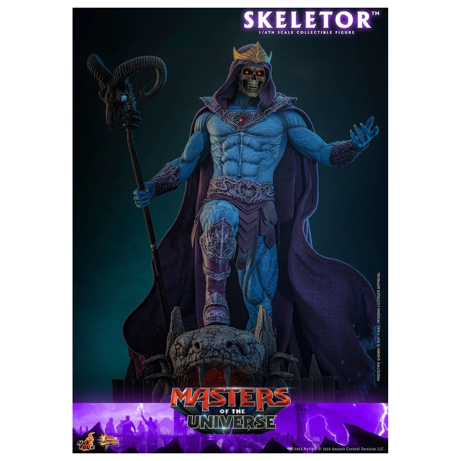Masters of the Universe Movie Masterpiece akciófigura 1/6 Skeletor 31 cm termékfotó