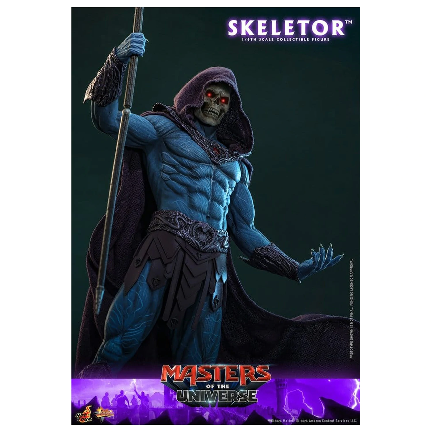 Masters of the Universe Movie Masterpiece akciófigura 1/6 Skeletor 31 cm termékfotó