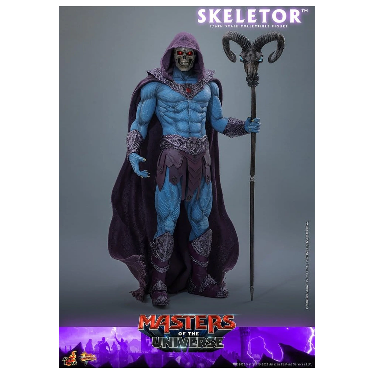 Masters of the Universe Movie Masterpiece akciófigura 1/6 Skeletor 31 cm termékfotó