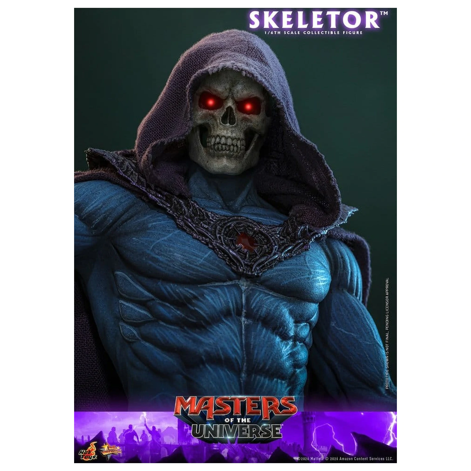Masters of the Universe Movie Masterpiece akciófigura 1/6 Skeletor 31 cm termékfotó
