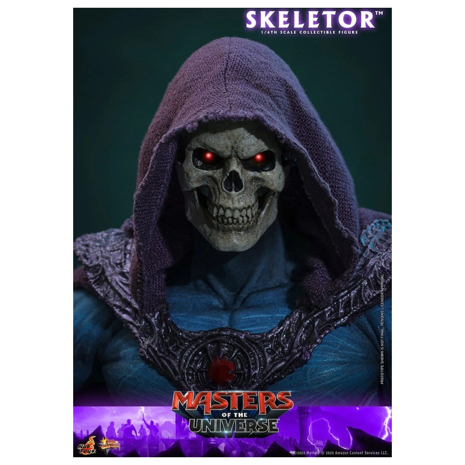 Masters of the Universe Movie Masterpiece akciófigura 1/6 Skeletor 31 cm termékfotó