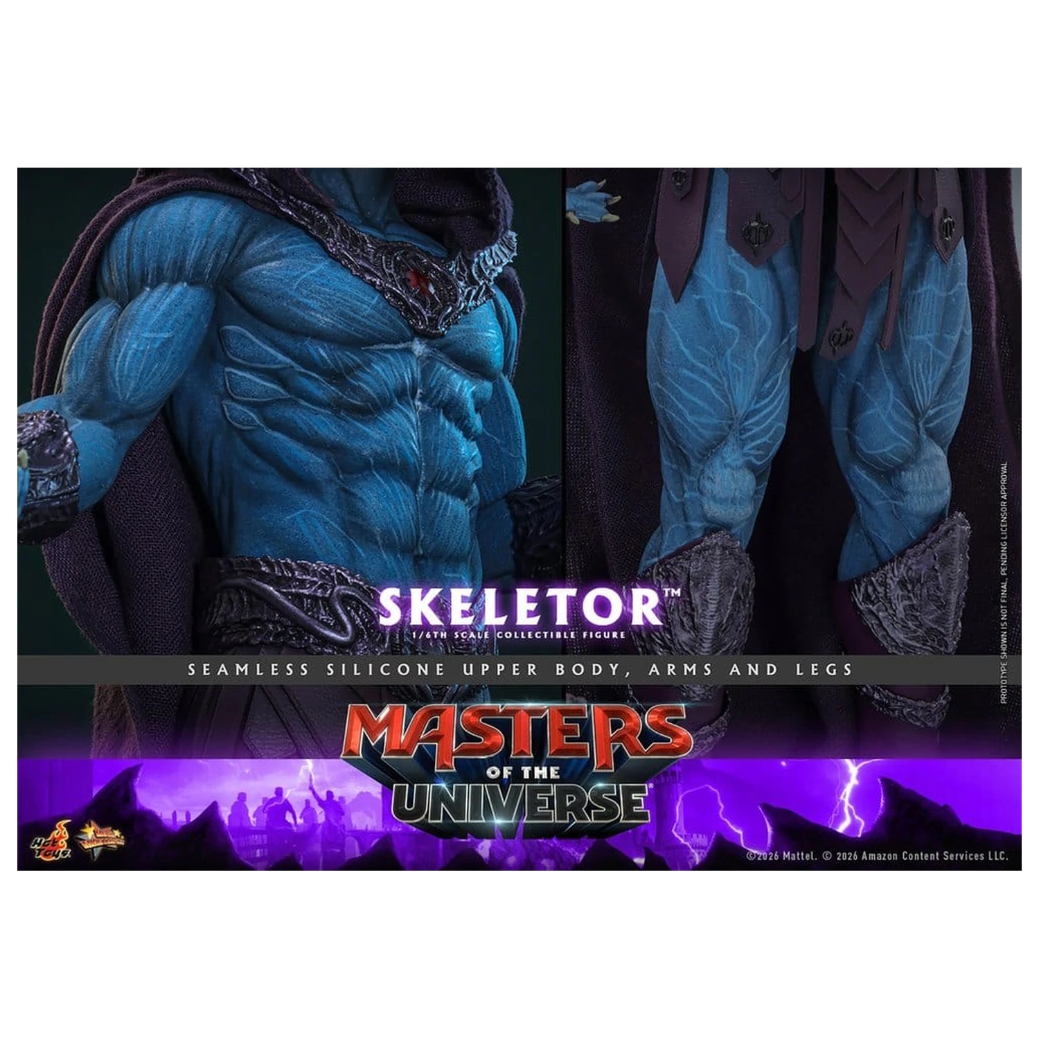 Masters of the Universe Movie Masterpiece akciófigura 1/6 Skeletor 31 cm termékfotó