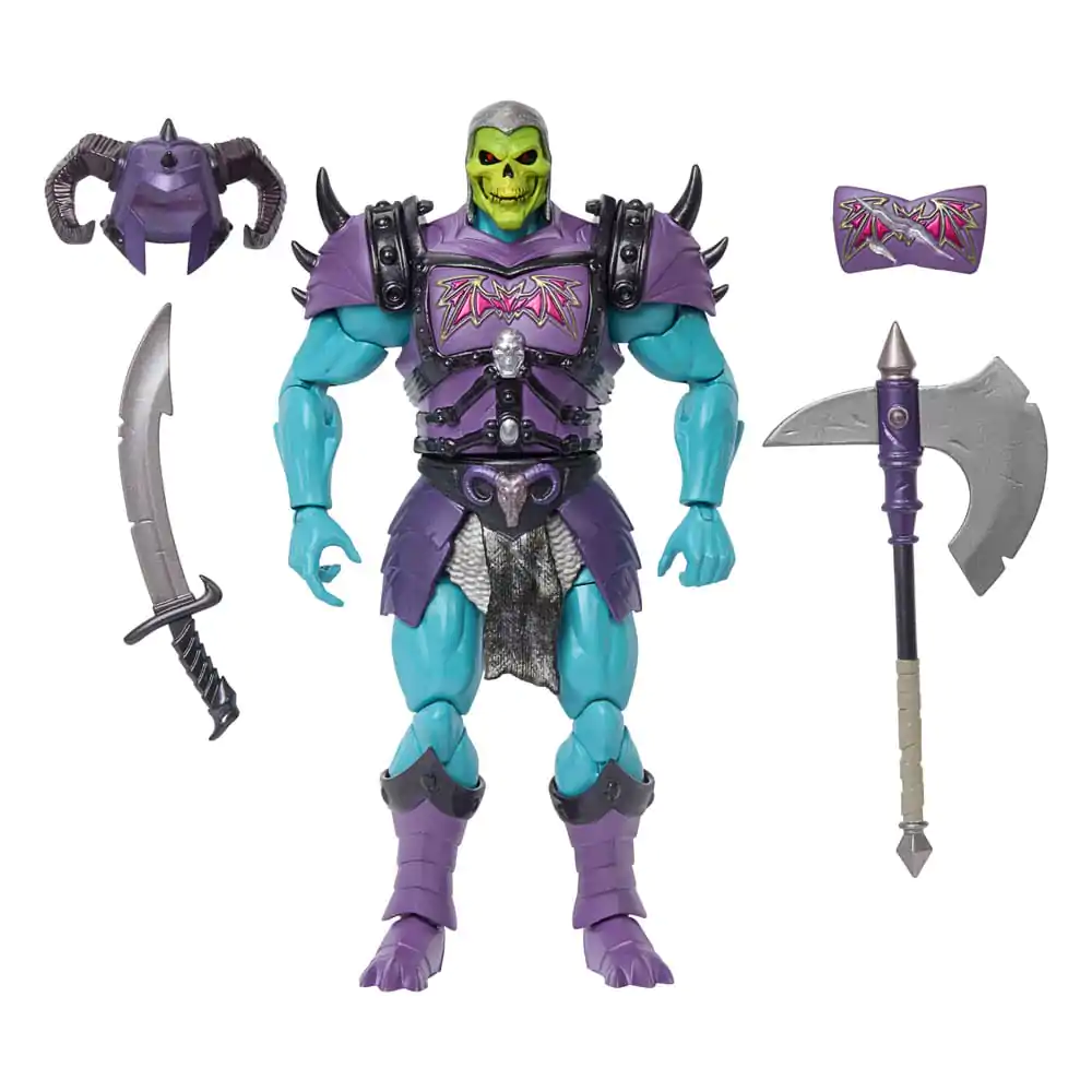 Masters of the Universe: New Eternia Masterverse Battle Armor Skeletor akciófigura 18 cm termékfotó
