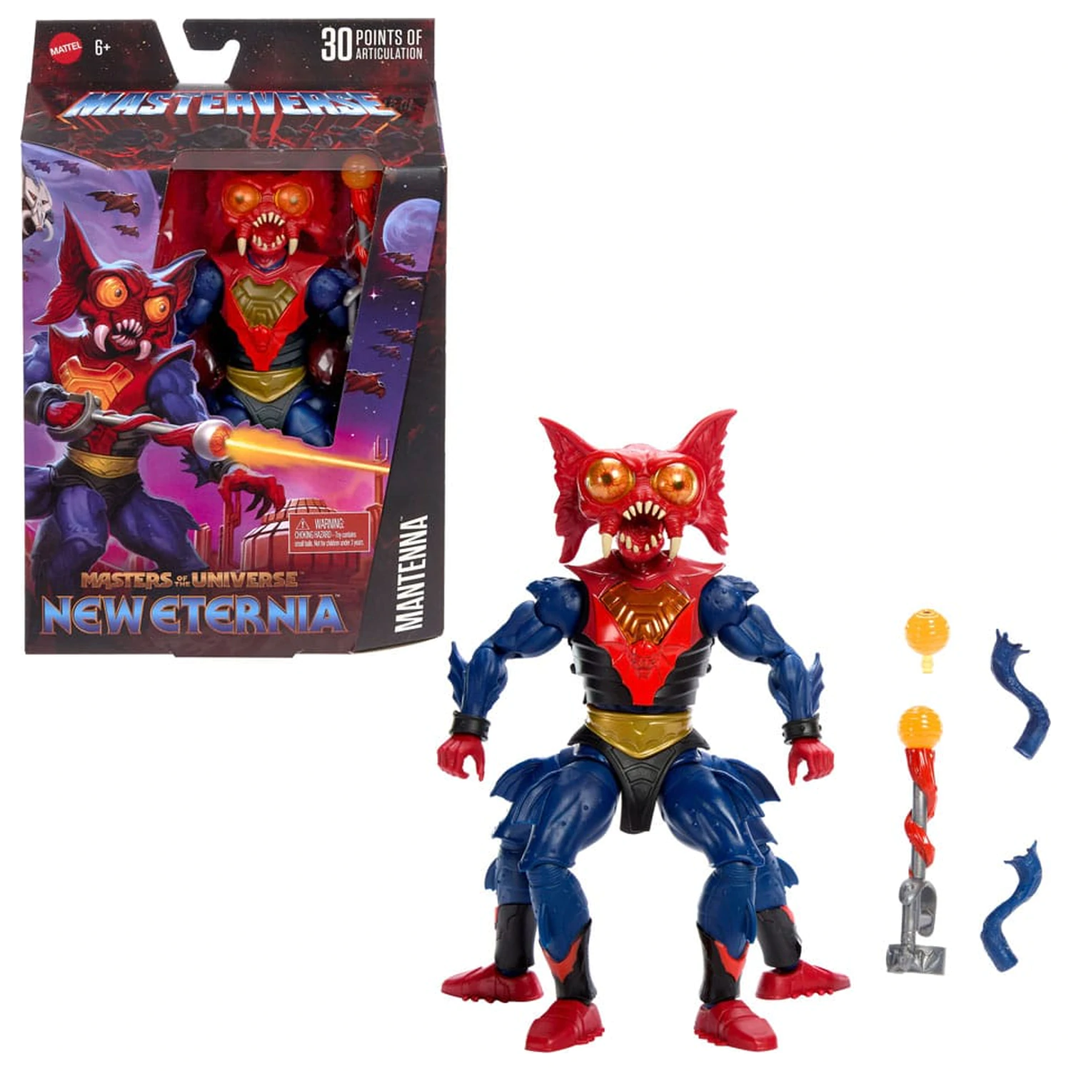Masters of the Universe: New Eternia Masterverse Mantenna akciófigura 18 cm termékfotó