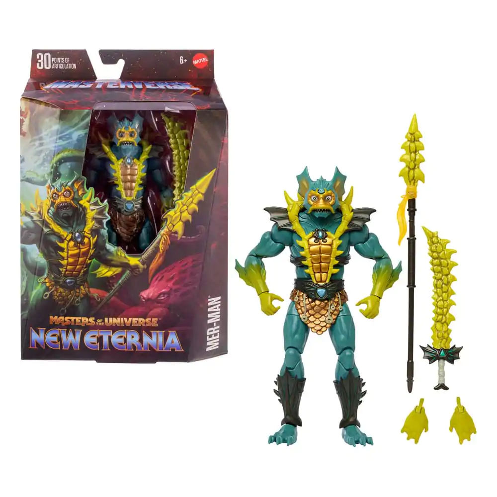 Masters of the Universe: New Eternia Masterverse Mer-Man akciófigura 18 cm termékfotó